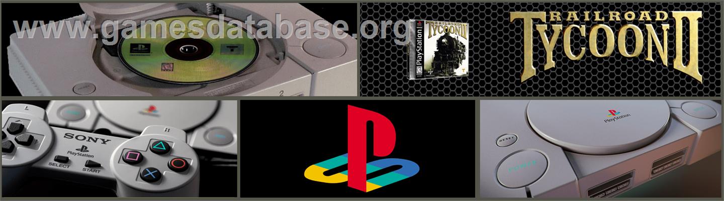 Railroad Tycoon II - Sony Playstation - Artwork - Marquee