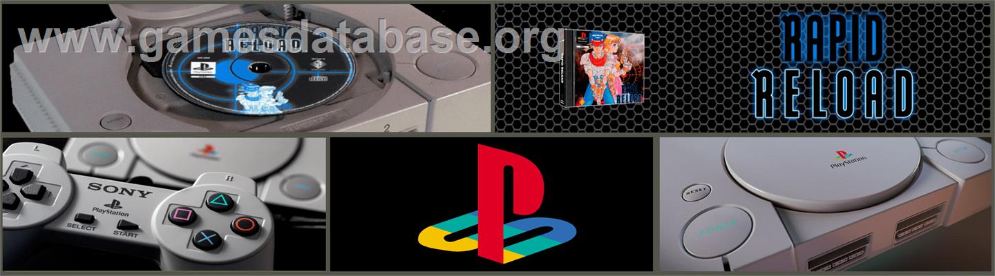 Rapid Reload - Sony Playstation - Artwork - Marquee