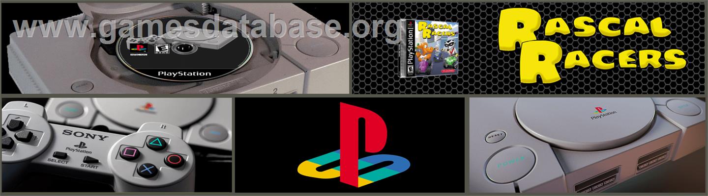 Rascal Racers - Sony Playstation - Artwork - Marquee