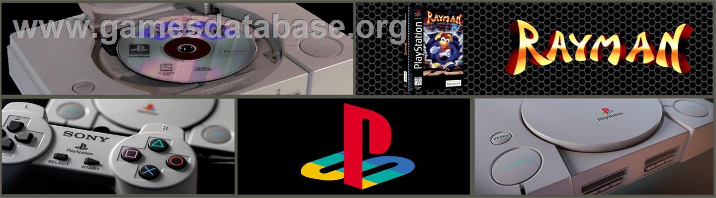 Rayman / Rayman 2: The Great Escape - Sony Playstation - Artwork - Marquee