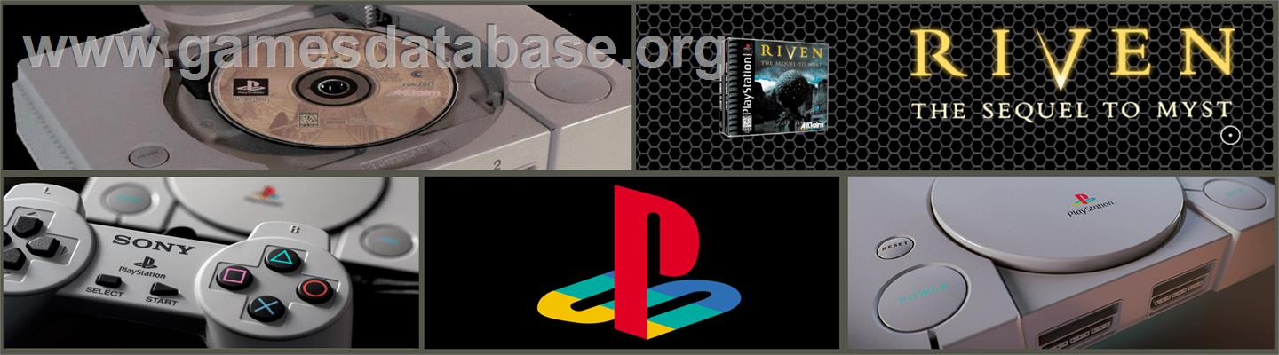 Riven: The Sequel to Myst - Sony Playstation - Artwork - Marquee