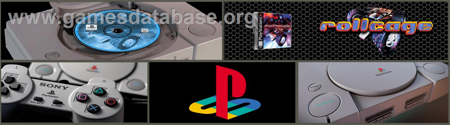 Rollcage: Limited Edition - Sony Playstation - Artwork - Marquee