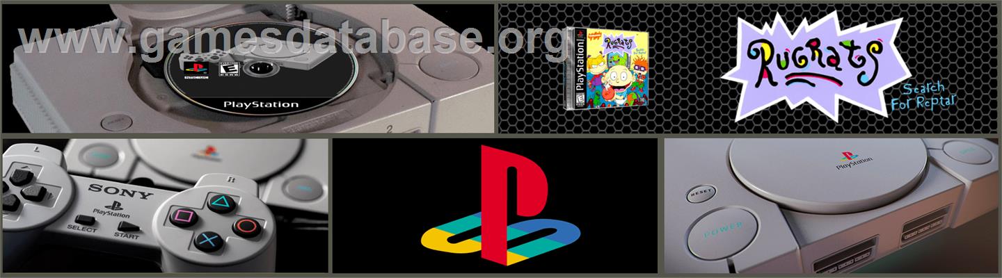 Rugrats: Search for Reptar - Sony Playstation - Artwork - Marquee