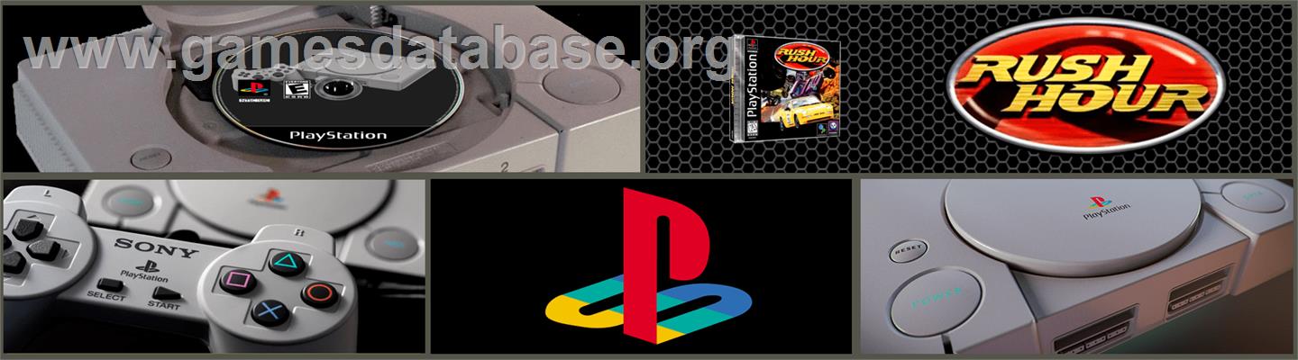 Rush Hour - Sony Playstation - Artwork - Marquee