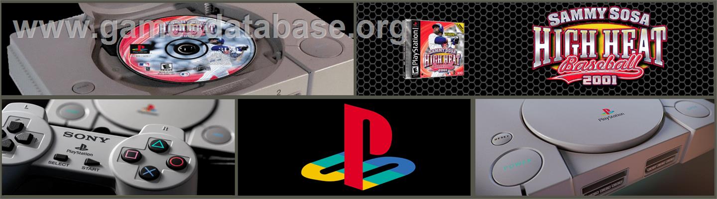 Sammy Sosa High Heat Baseball 2001 - Sony Playstation - Artwork - Marquee