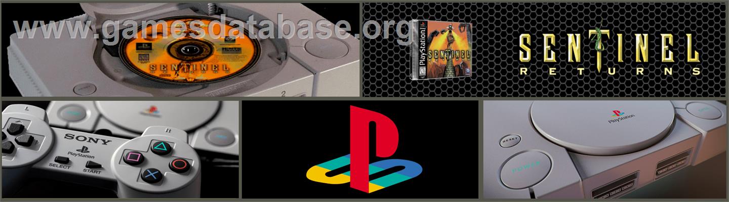 Sentinel Returns - Sony Playstation - Artwork - Marquee