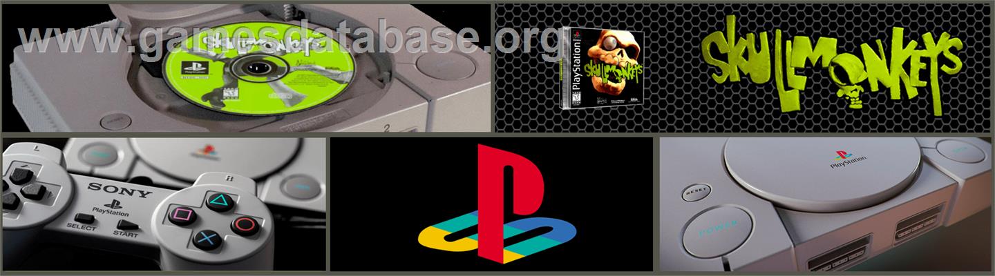 Skullmonkeys - Sony Playstation - Artwork - Marquee