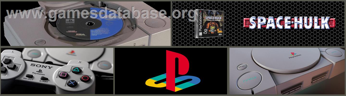 Space Hulk: Vengeance of the Blood Angels - Sony Playstation - Artwork - Marquee