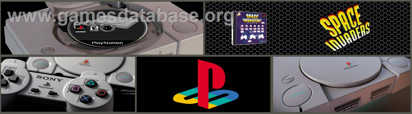 Space Invaders - Sony Playstation - Artwork - Marquee