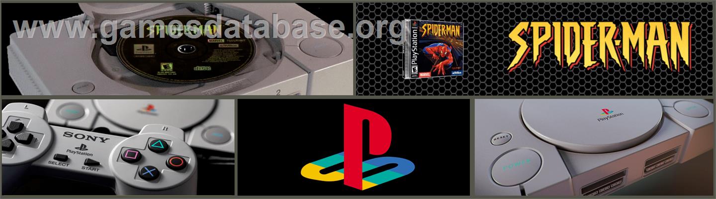 Spider-Man - Sony Playstation - Artwork - Marquee