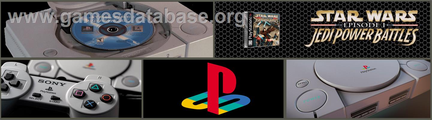 Star Wars: Episode I - Jedi Power Battles - Sony Playstation - Artwork - Marquee