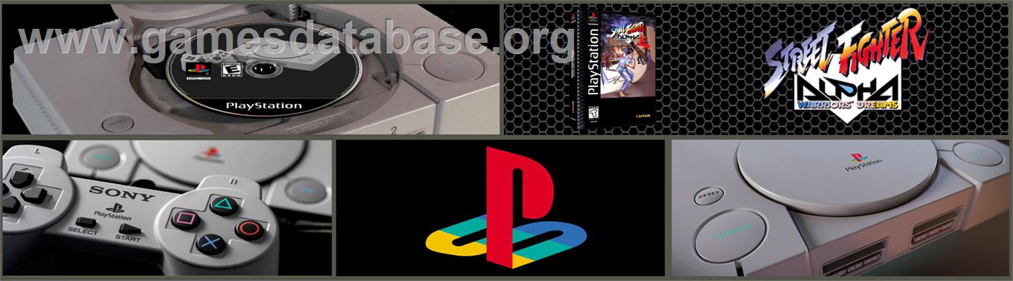 Street Fighter Alpha: Warriors' Dreams - Sony Playstation - Artwork - Marquee
