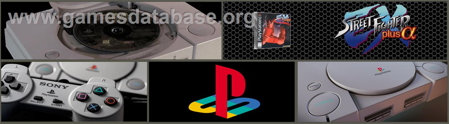 Street Fighter EX Plus Alpha - Sony Playstation - Artwork - Marquee