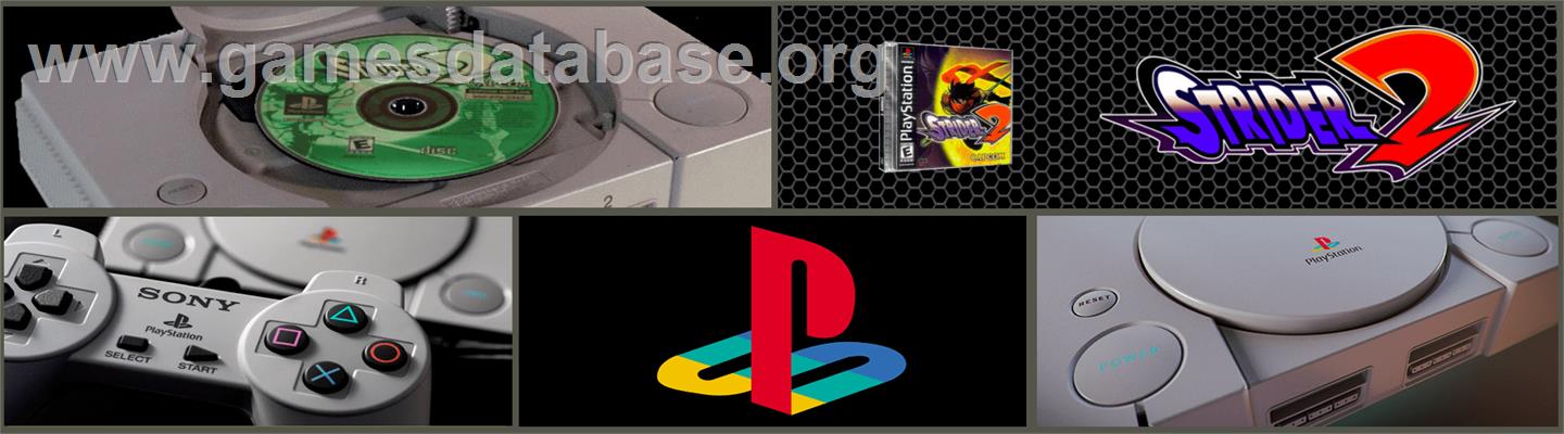 Strider 2 - Sony Playstation - Artwork - Marquee
