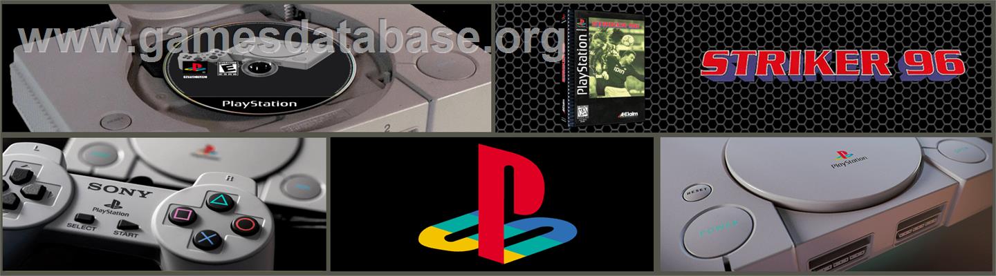 Striker '96 - Sony Playstation - Artwork - Marquee
