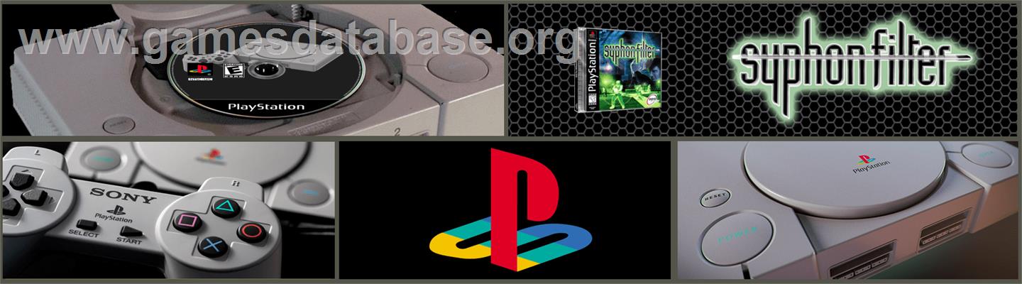 Syphon Filter - Sony Playstation - Artwork - Marquee