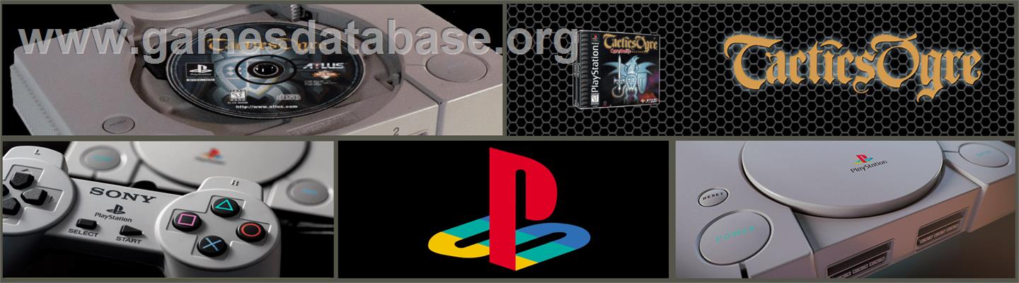 Tactics Ogre - Sony Playstation - Artwork - Marquee