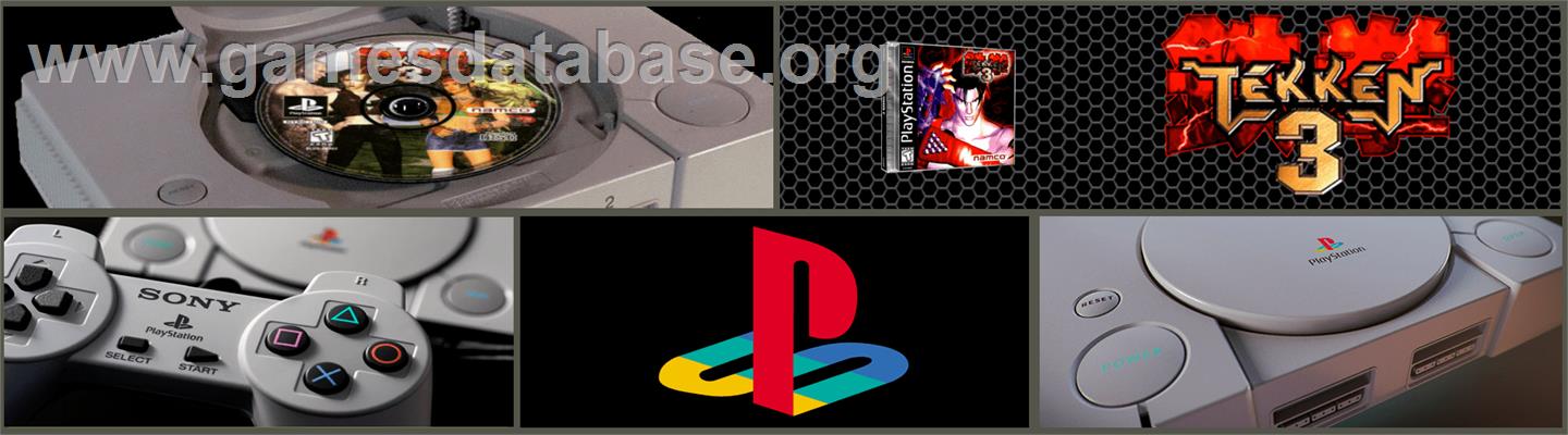 Tekken 3 - Sony Playstation - Artwork - Marquee