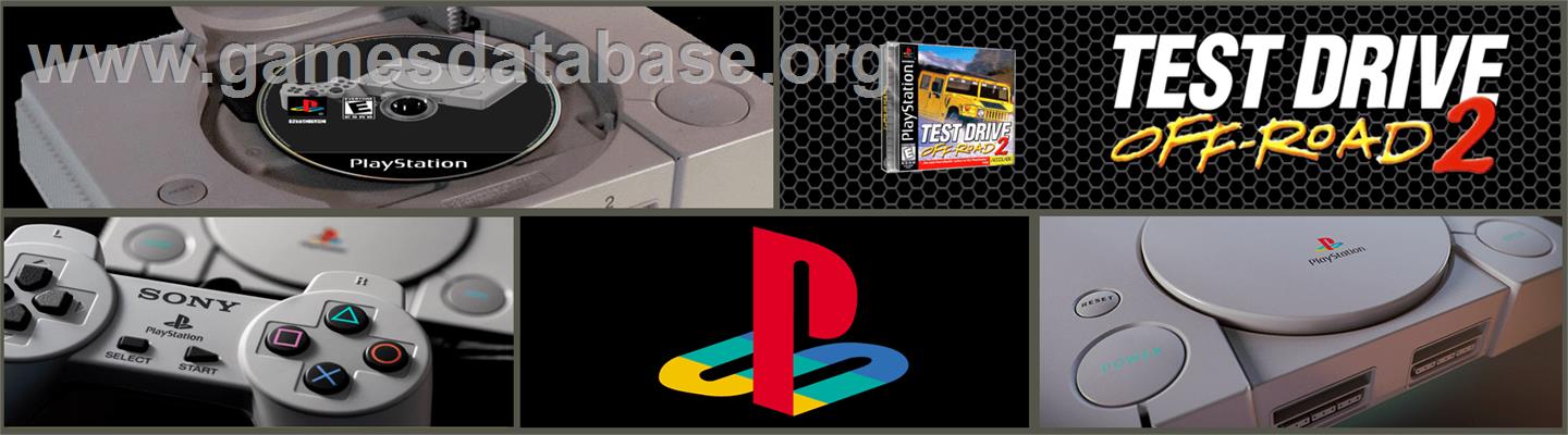 Test Drive: Off-Road 2 - Sony Playstation - Artwork - Marquee