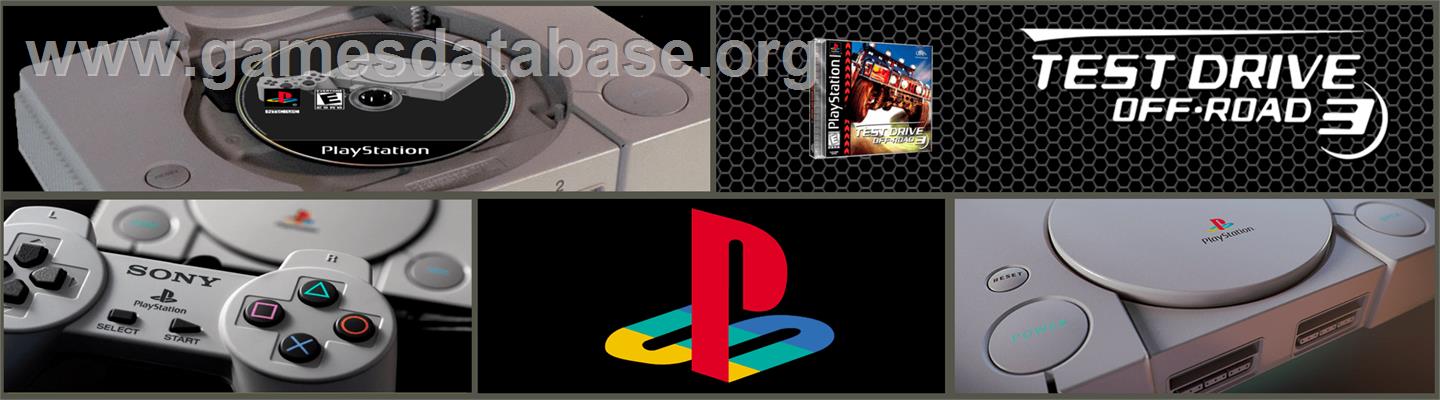 Test Drive: Off-Road 3 - Sony Playstation - Artwork - Marquee