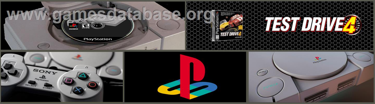 Test Drive 4 - Sony Playstation - Artwork - Marquee