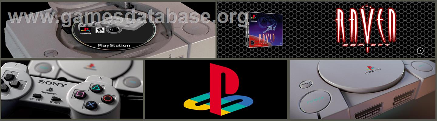 The Raven Project - Sony Playstation - Artwork - Marquee