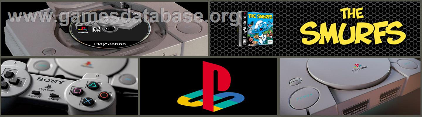 The Smurfs - Sony Playstation - Artwork - Marquee