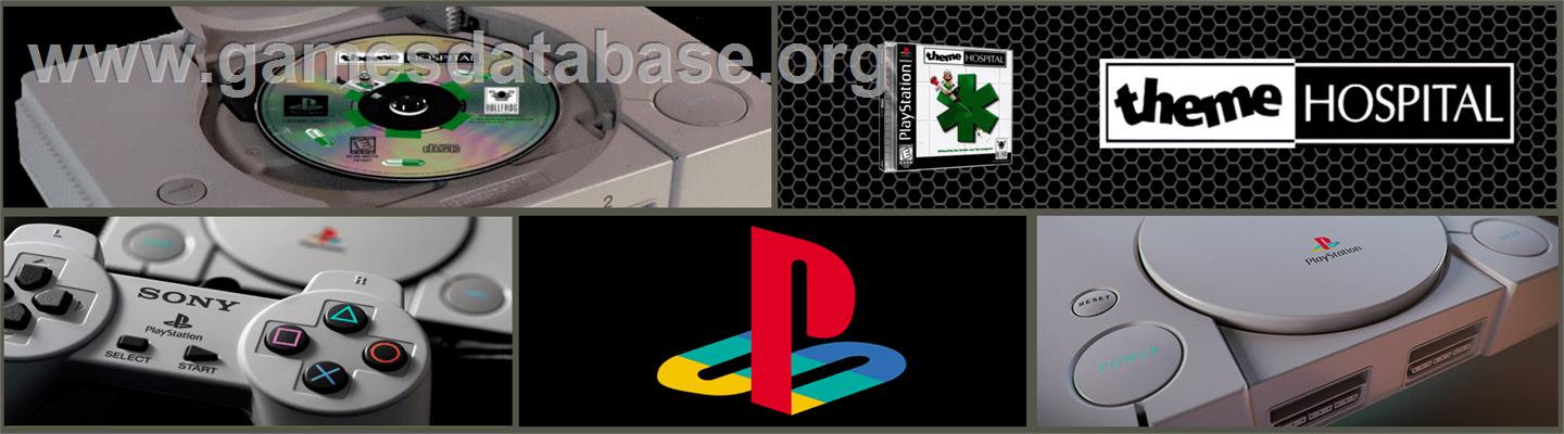 Theme Hospital - Sony Playstation - Artwork - Marquee