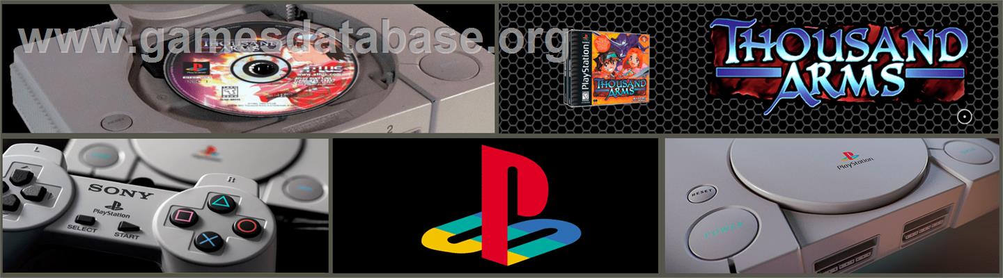 Thousand Arms - Sony Playstation - Artwork - Marquee