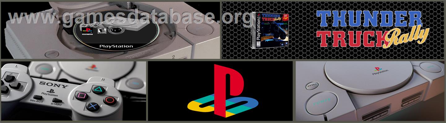 Thunder Truck Rally - Sony Playstation - Artwork - Marquee