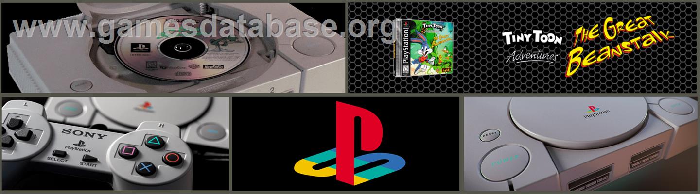 Tiny Toon Adventures: The Great Beanstalk - Sony Playstation - Artwork - Marquee