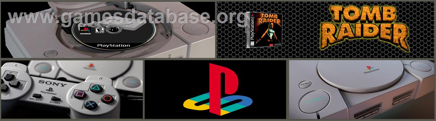 Tomb Raider - Sony Playstation - Artwork - Marquee