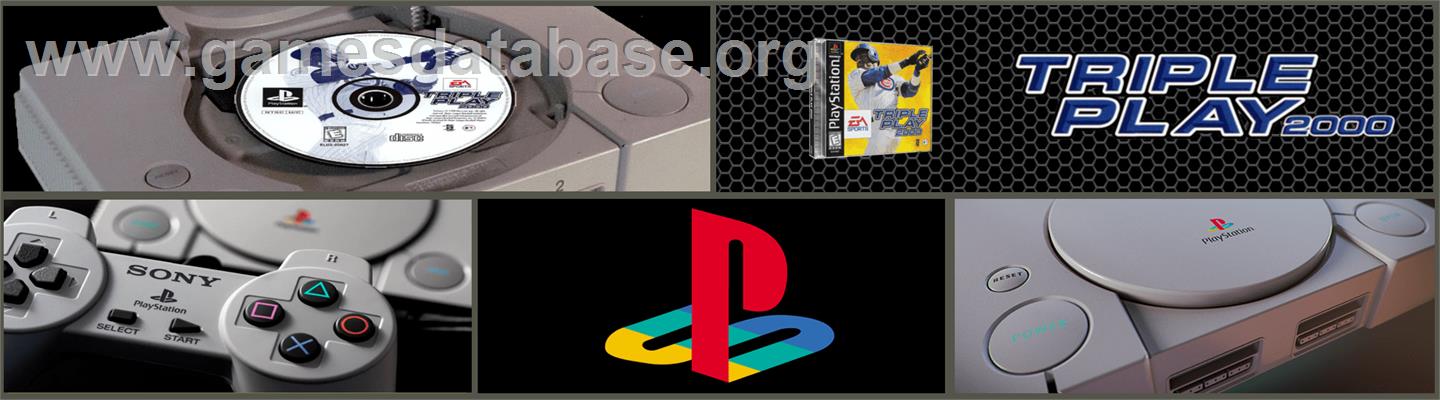 Triple Play 2000 - Sony Playstation - Artwork - Marquee