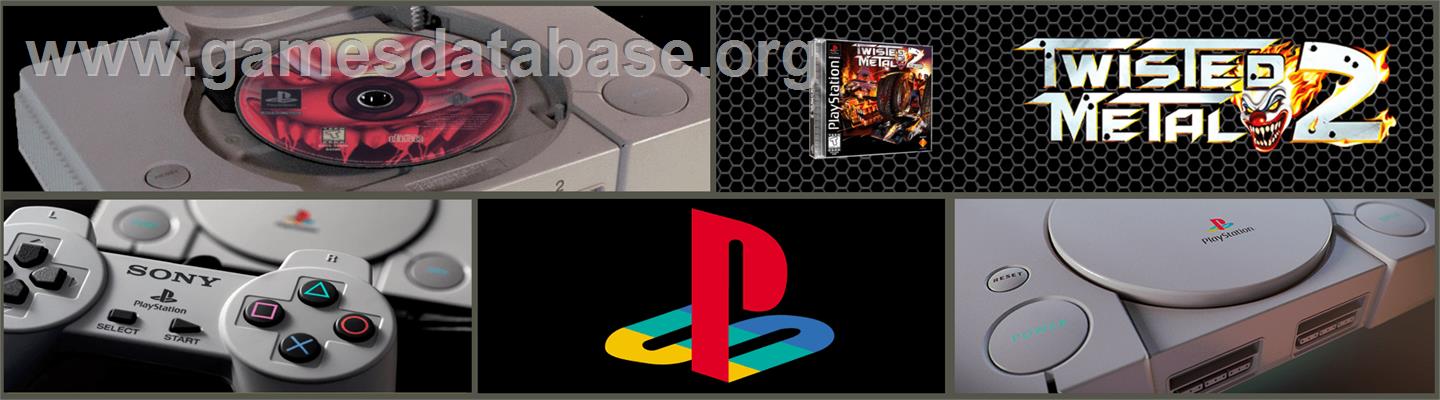Twisted Metal 2 - Sony Playstation - Artwork - Marquee