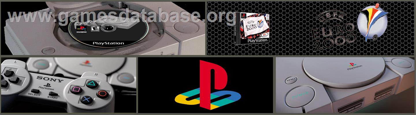 UEFA Euro 2000 - Sony Playstation - Artwork - Marquee