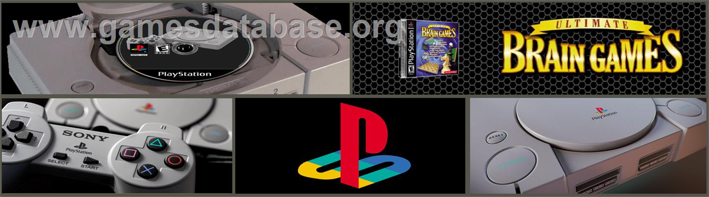 Ultimate Brain Games - Sony Playstation - Artwork - Marquee