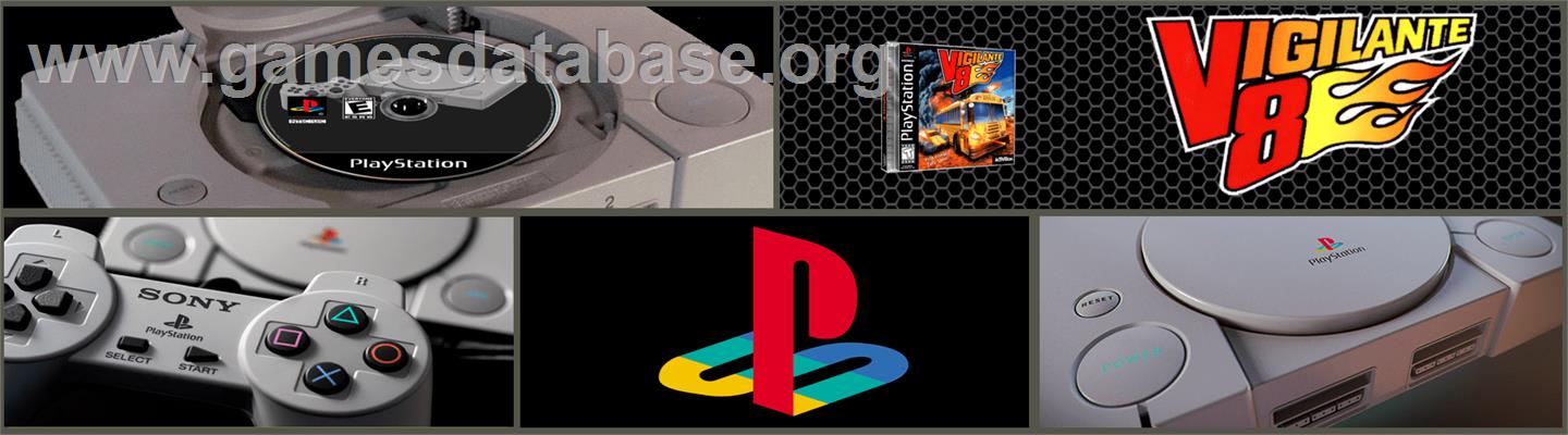 Vigilante 8: 2nd Offense - Sony Playstation - Artwork - Marquee