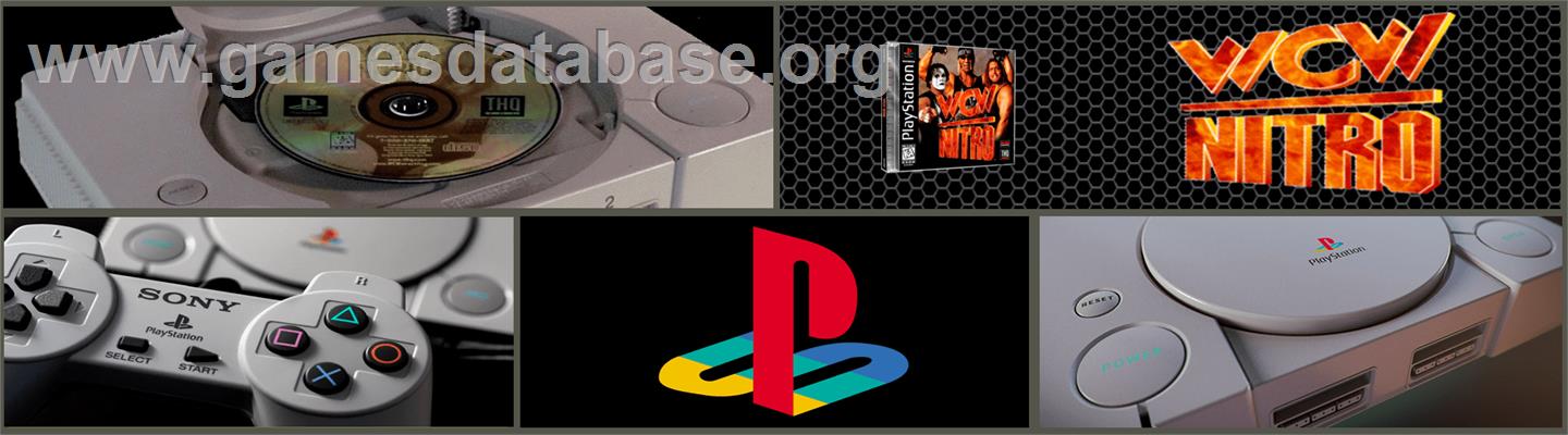 WCW Nitro - Sony Playstation - Artwork - Marquee