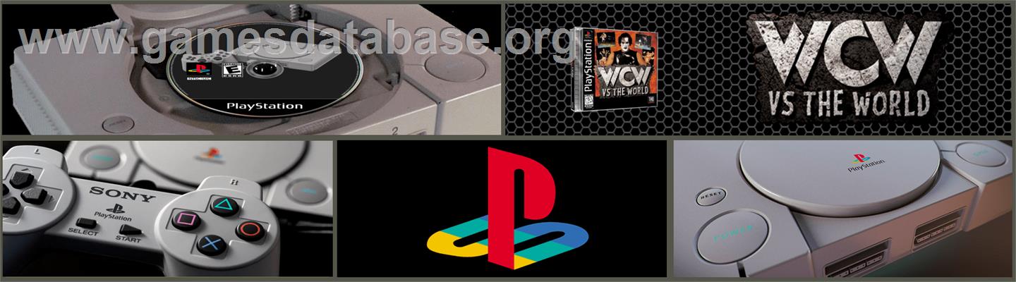 WCW vs. the World - Sony Playstation - Artwork - Marquee