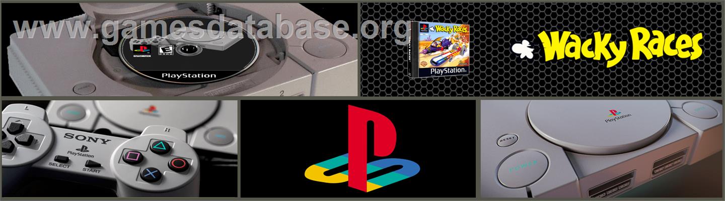 Wacky Races - Sony Playstation - Artwork - Marquee