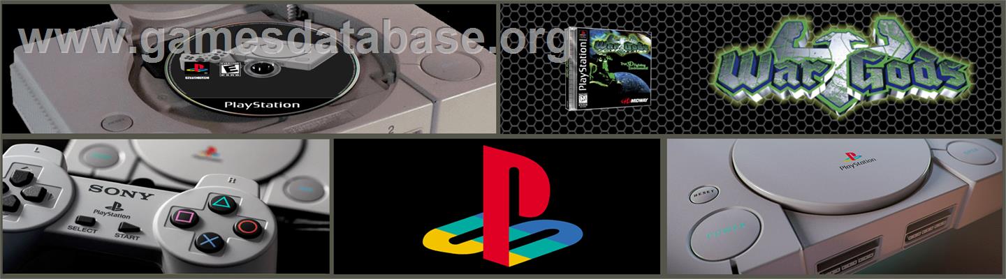 War Gods - Sony Playstation - Artwork - Marquee
