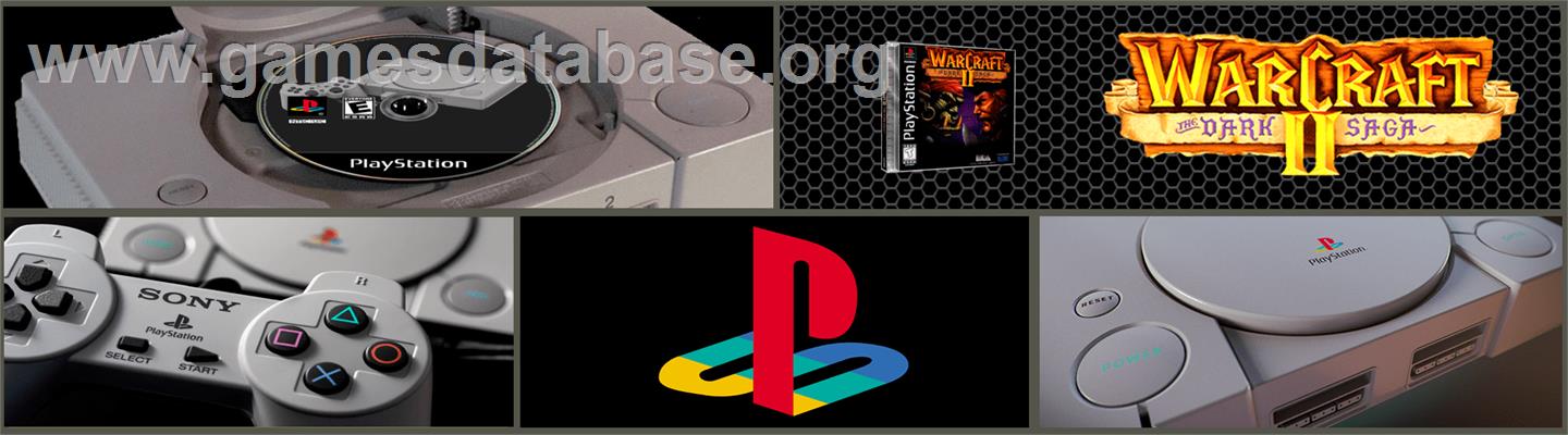 Warcraft II: The Dark Saga - Sony Playstation - Artwork - Marquee