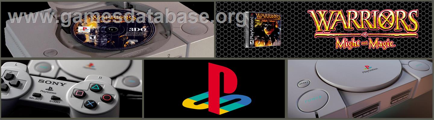 Warriors of Might and Magic - Sony Playstation - Artwork - Marquee