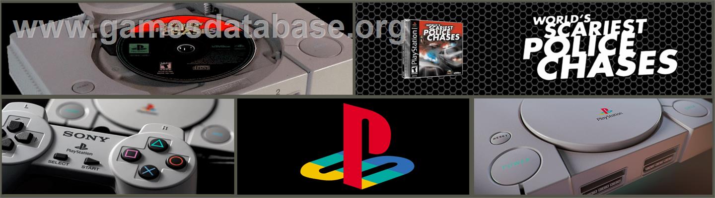 World's Scariest Police Chases - Sony Playstation - Artwork - Marquee