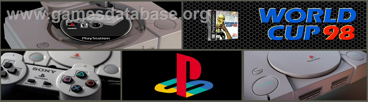 World Cup 98 - Sony Playstation - Artwork - Marquee