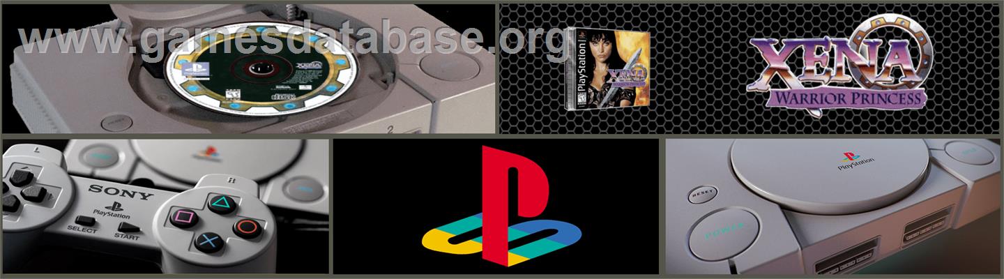 Xena: Warrior Princess - Sony Playstation - Artwork - Marquee