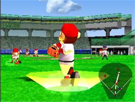 In game image of '99 Koshien on the Sony Playstation.