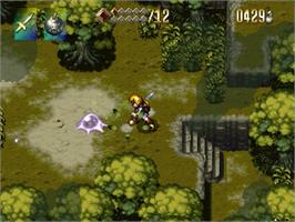 In game image of Alundra on the Sony Playstation.