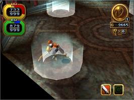 In game image of Alundra 2 on the Sony Playstation.