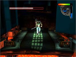 In game image of Apocalypse - Starring Bruce Willis on the Sony Playstation.